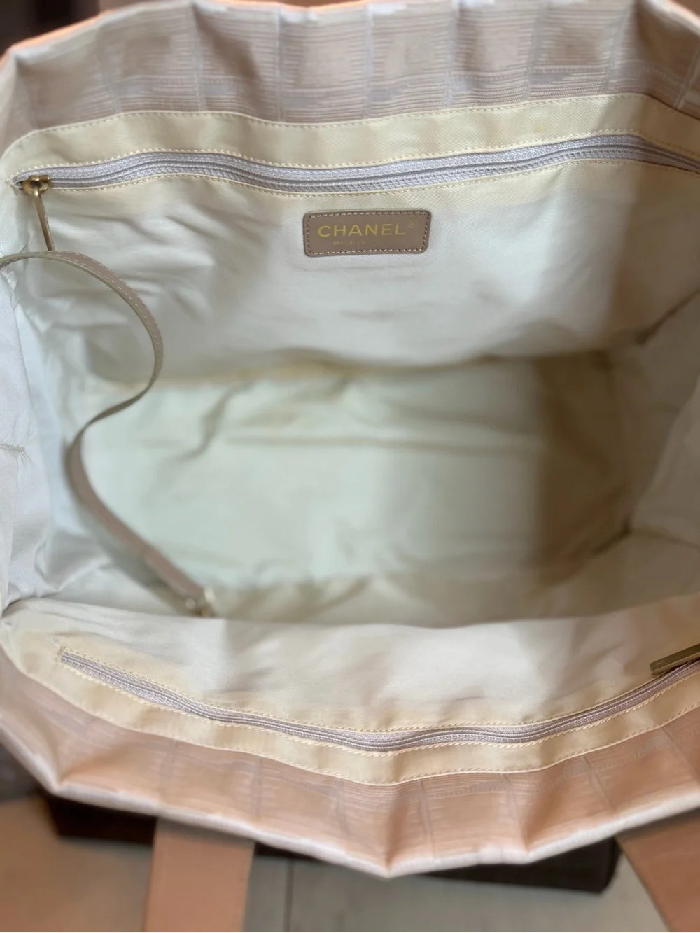 CHANEL elegant beige